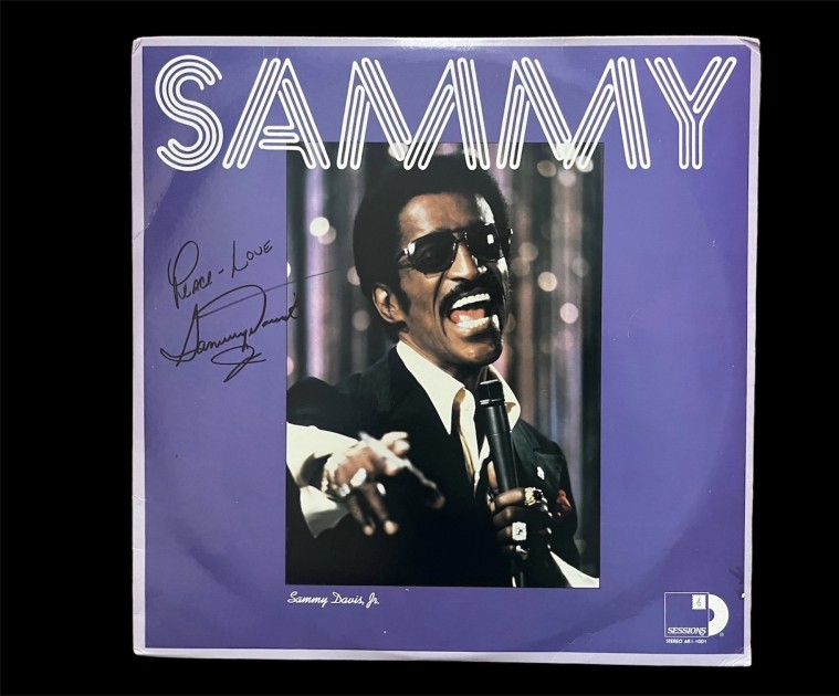 Sammy Davies Jr. Disco in vinile autografato