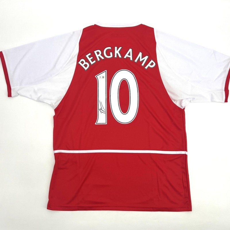 Dennis Bergkamp's Arsenal Signed Shirt 
