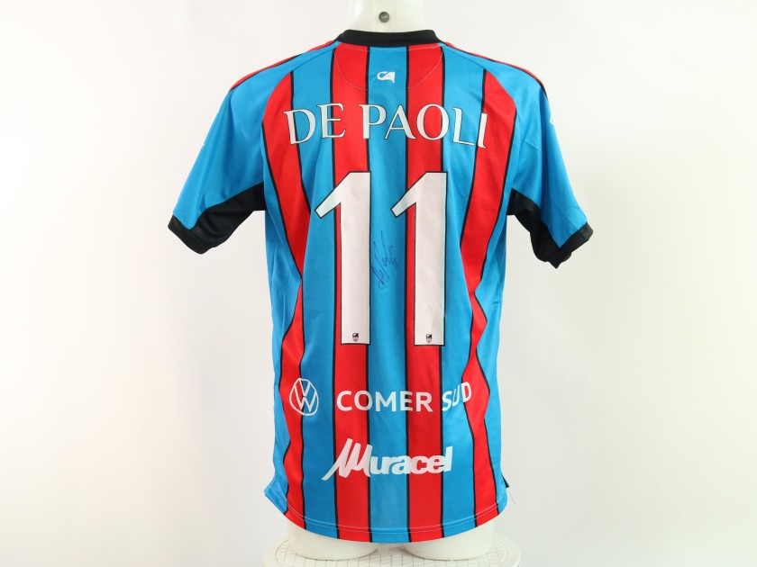 De Paoli's Catania vs Casertana Signed Unwashed Shirt, 2025