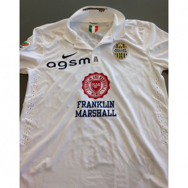 Greco Hellas Verona match issued shirt, Serie A 2014/2015
