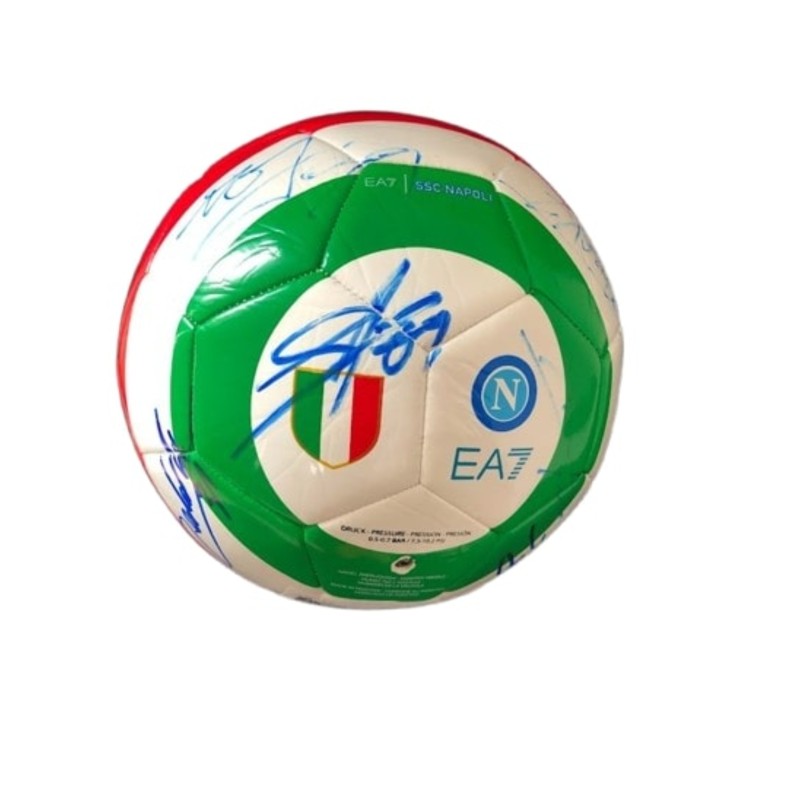 Official Napoli Tricolore Football, 2023/24 - Signed by the Squad