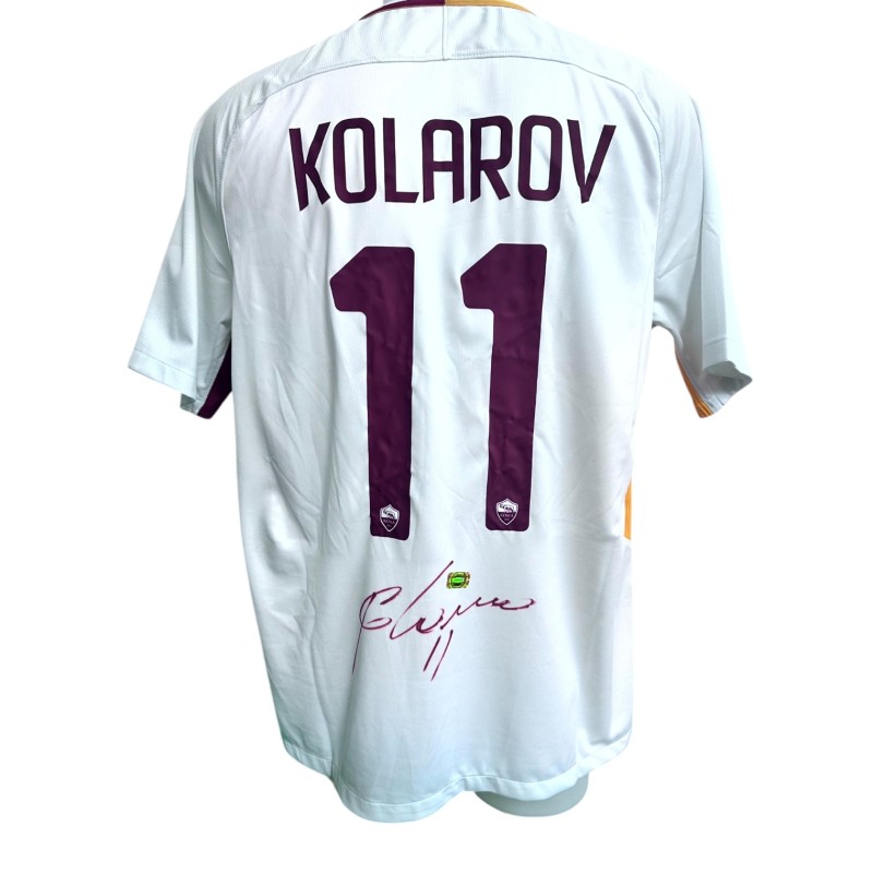 Maglia Ufficiale Kolarov Roma, 2017/18 - Autografata