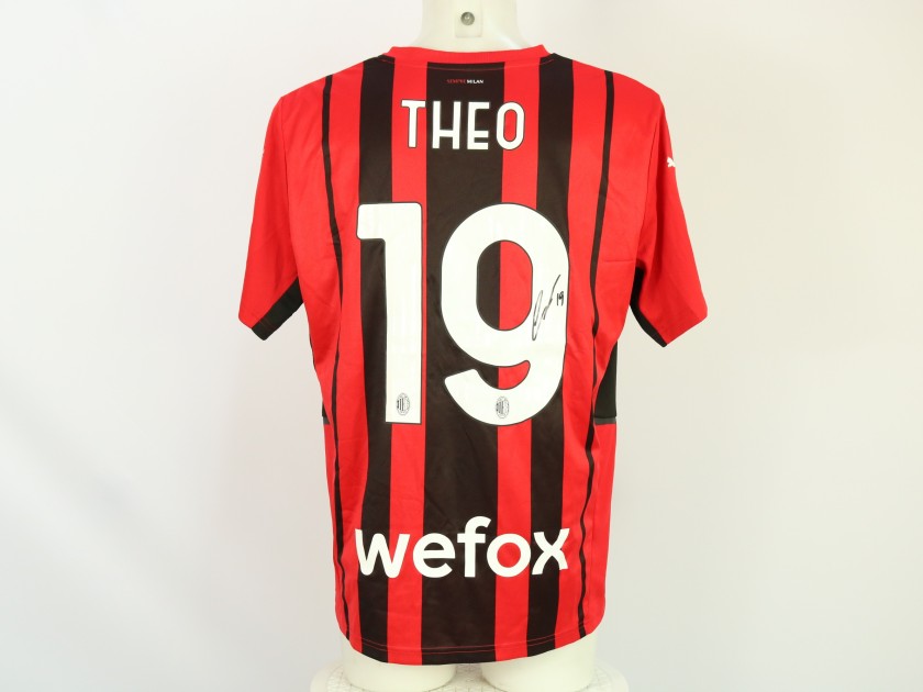 Maglia Replica Theo Hernández Milan, 2021/22 - Autografata