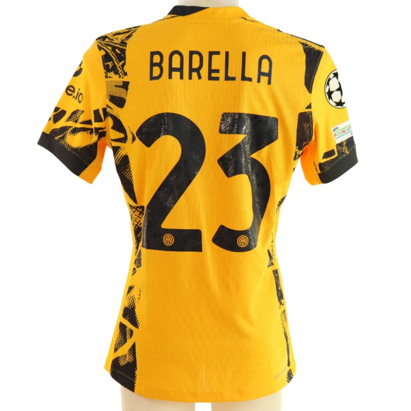 Barella's Match-Issued Shirt, Paris Saint-Germain vs Inter UCL Finals 2025