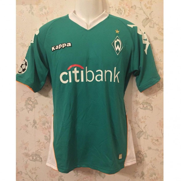 Diego shirt, issued/worn Werder Brema-Lazio C.League 24/10/07