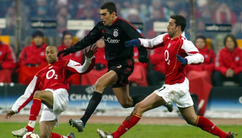 Lucio's Match-Issued/Worn Bayern Munich Shirt, UCL 2004/05