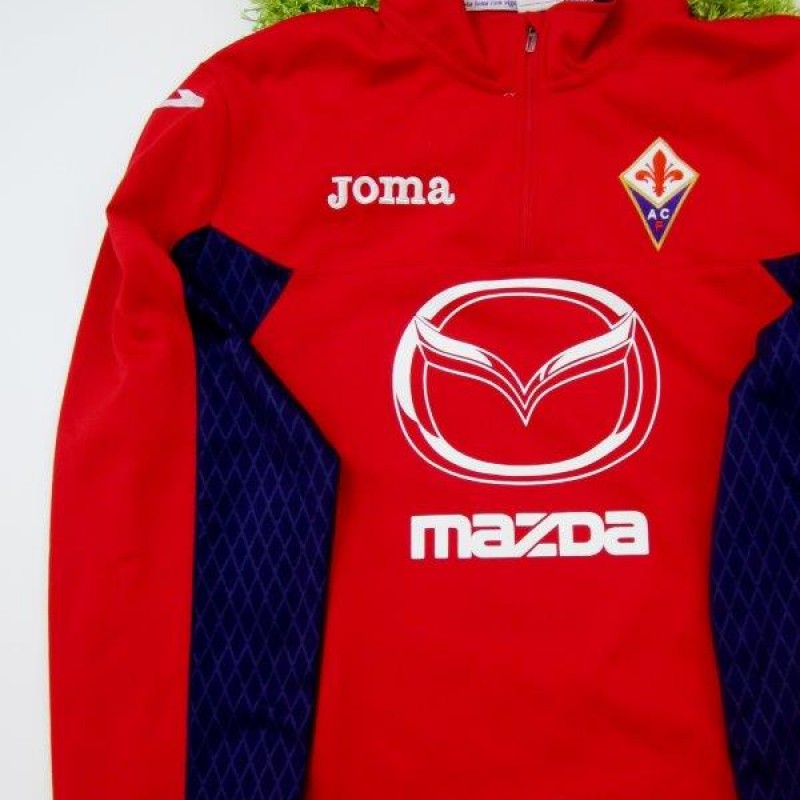 Fiorentina training sweatshirt worn by Mario Gomez