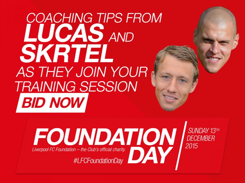 Lucas Leiva and Martin Skrtel will join you and your team to offer some footballing advice