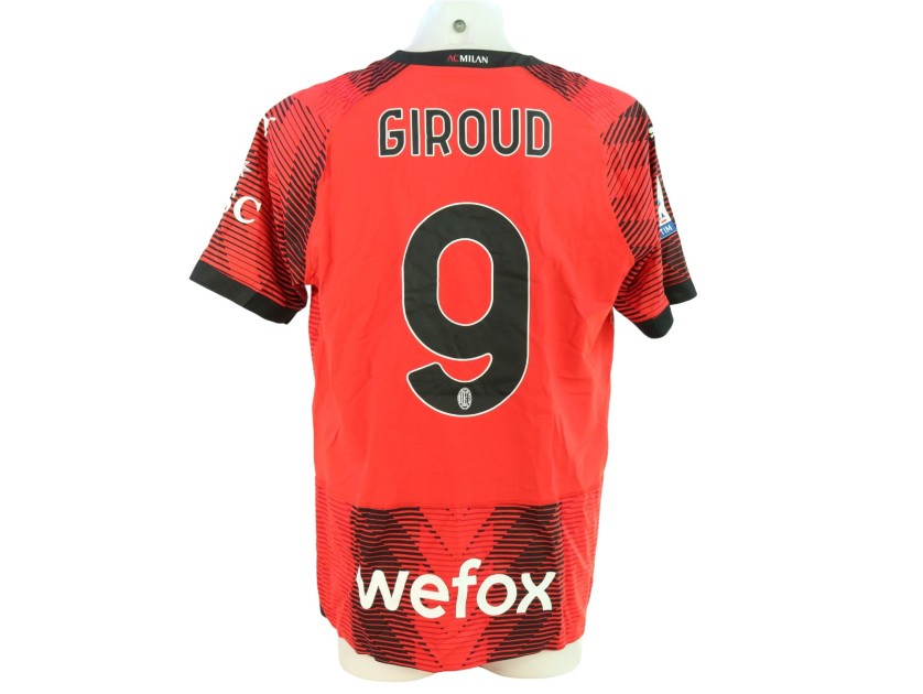 Giroud's Milan Issued Shirt, 2023/24