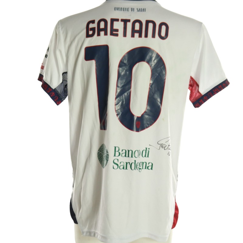 Gateano's Signed Unwashed Shirt, Inter vs Cagliari 2026