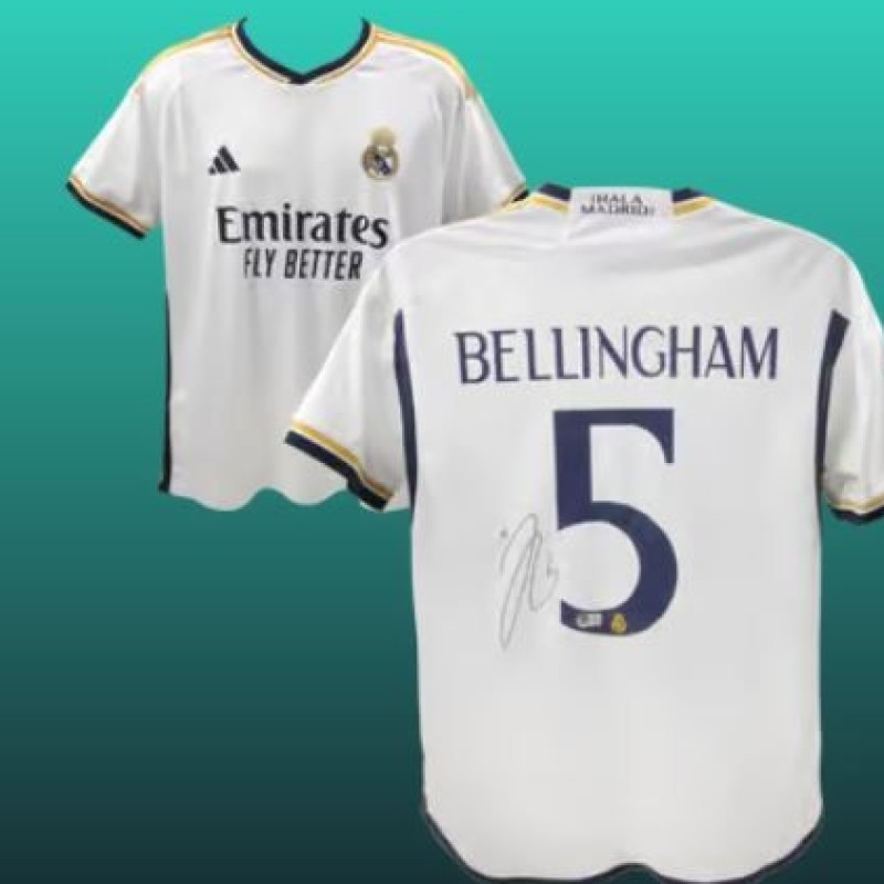 Maglia firmata da Jude Bellingham del Real Madrid 2023/24