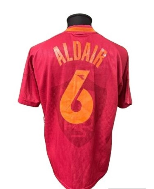 Aldair's Roma Match-Issued Shirt, 1997/98