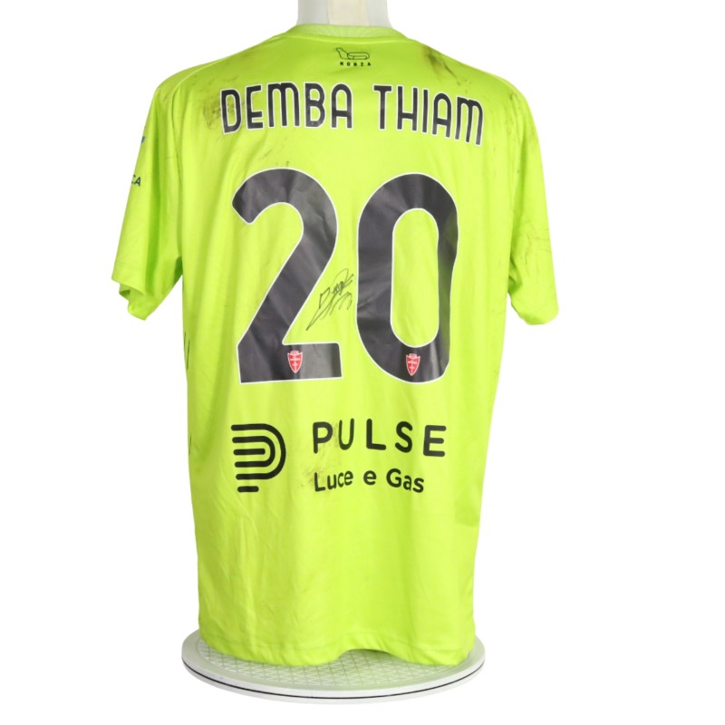 Demba Thiam's Signed Unwashed Shirt, Spezia vs Monza 2026