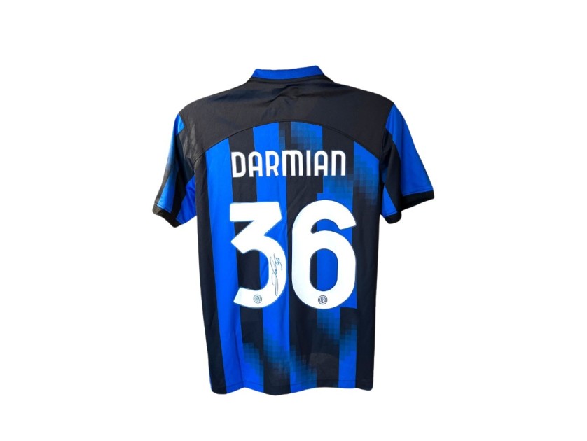 Matteo Darmian's Inter Milan 2023/24 Signed Replica Shirt