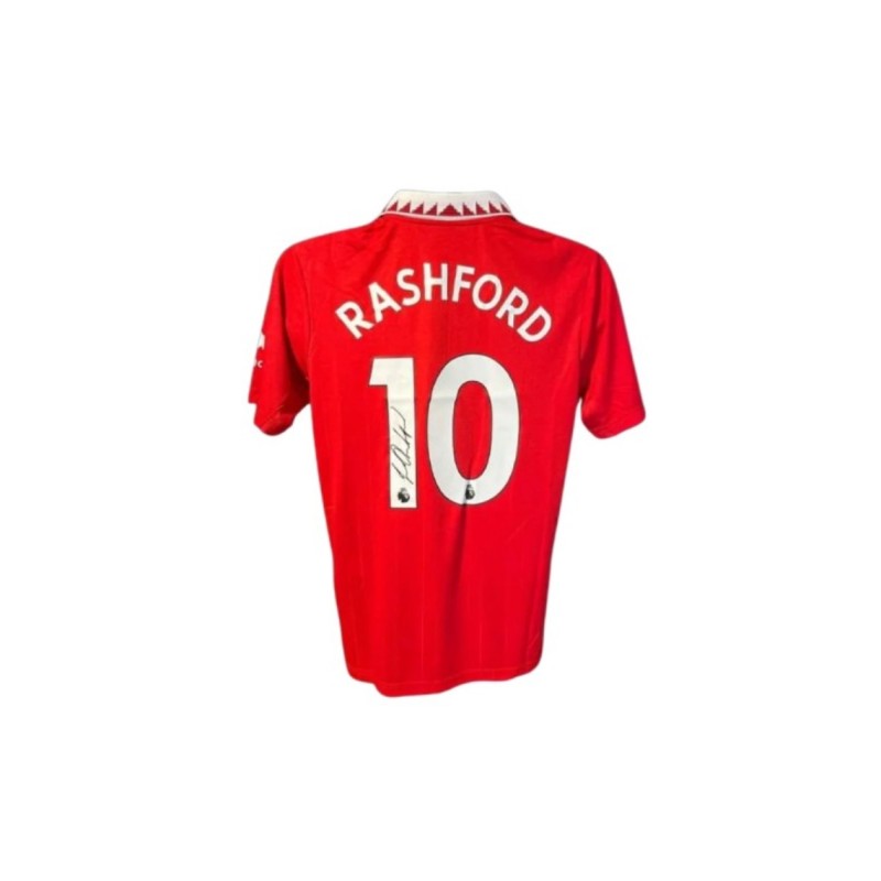 Marcus Rashford's Manchester United 2022/23 Signed Replica Shirt