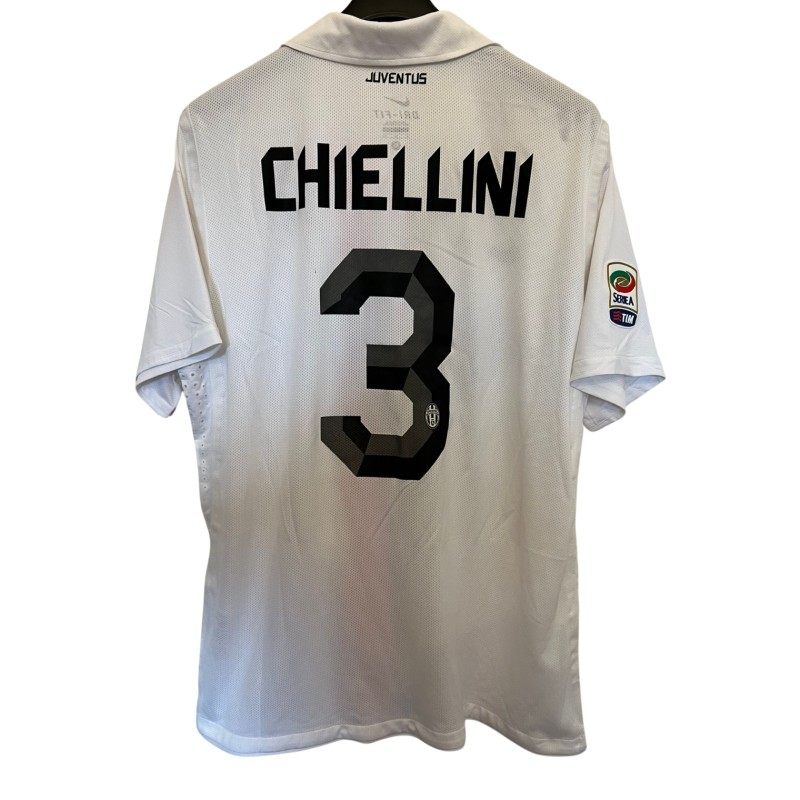 Chiellini's Udinese vs Juventus Match-Issued Shirt, 2010