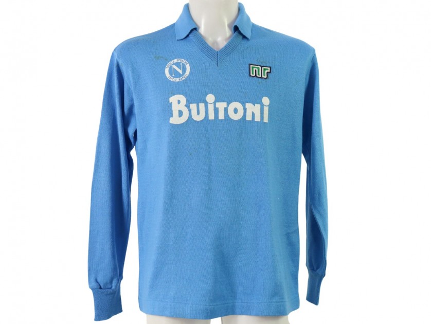 Maradona's Napoli Match-Issued Shirt, 1985/86 - CharityStars