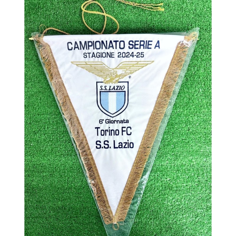 Torino vs Lazio Match-Issued Pennant, Serie A 2024