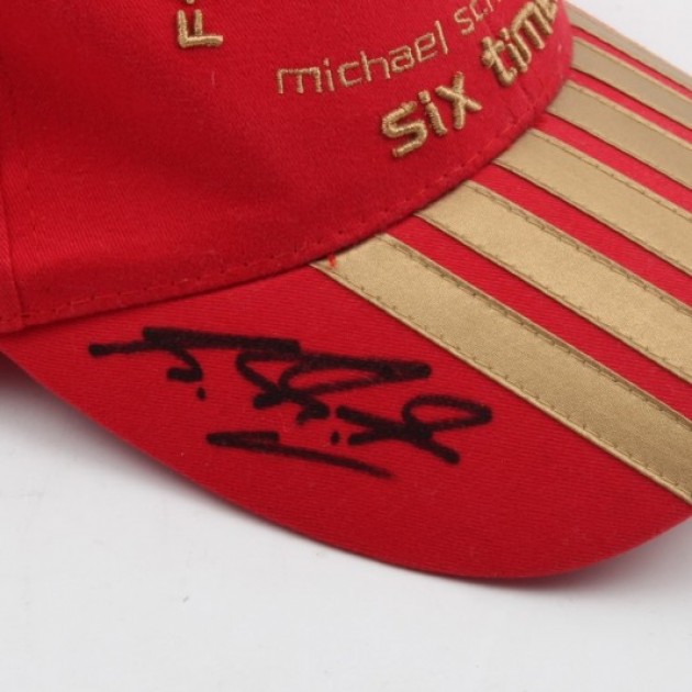 Official Ferrari cap, signed by Michael Schumacher