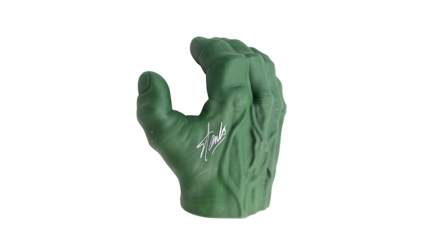 "Incredible Hulk" Glove Digital Signed by Stan Lee
