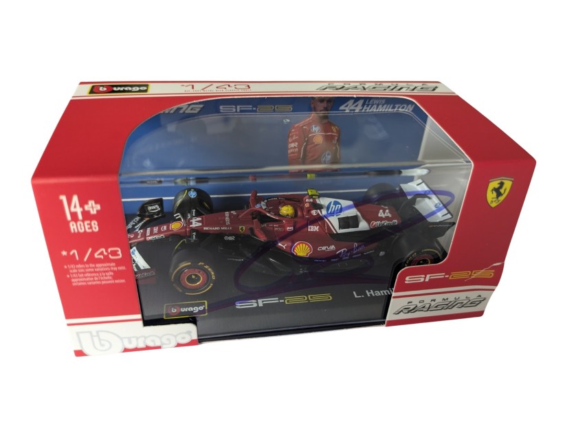 Ferrari SF25 Scale Model – Signed by Hamilton