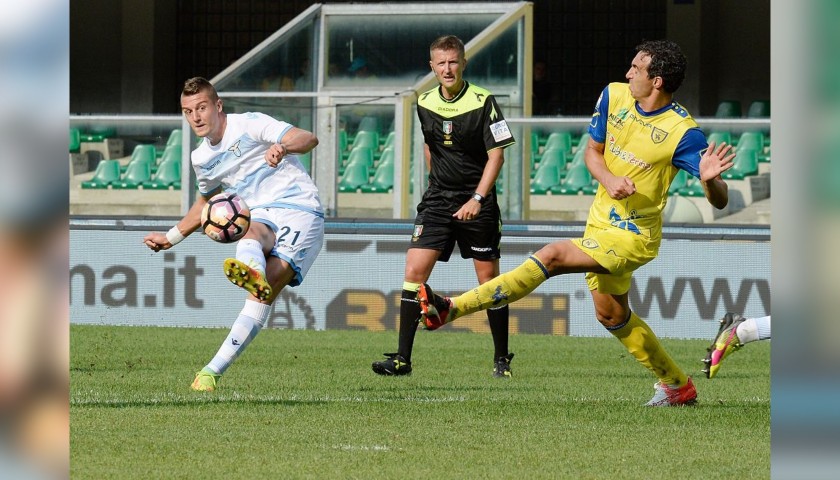 Dainelli's Worn Shirt, Chievo Verona-Lazio 2016
