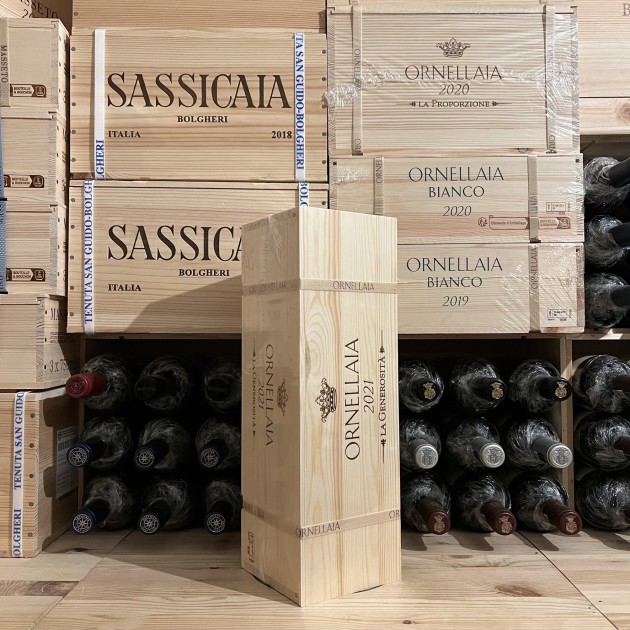 Ornellaia 2021 La Generosità Magnum in Cassa Legno Bolgheri Superiore DOC