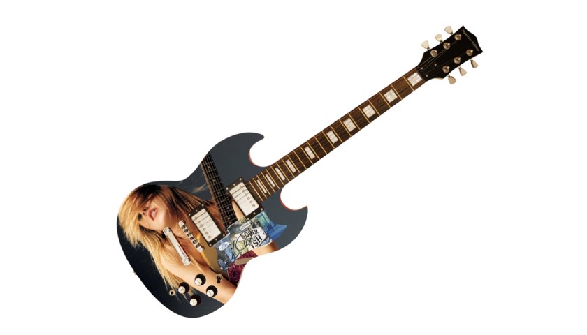 Liz Phair Signed Custom Guitar