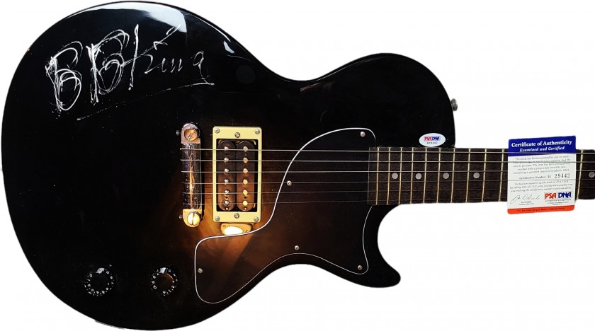 Chitarra autografata da B.B. King 