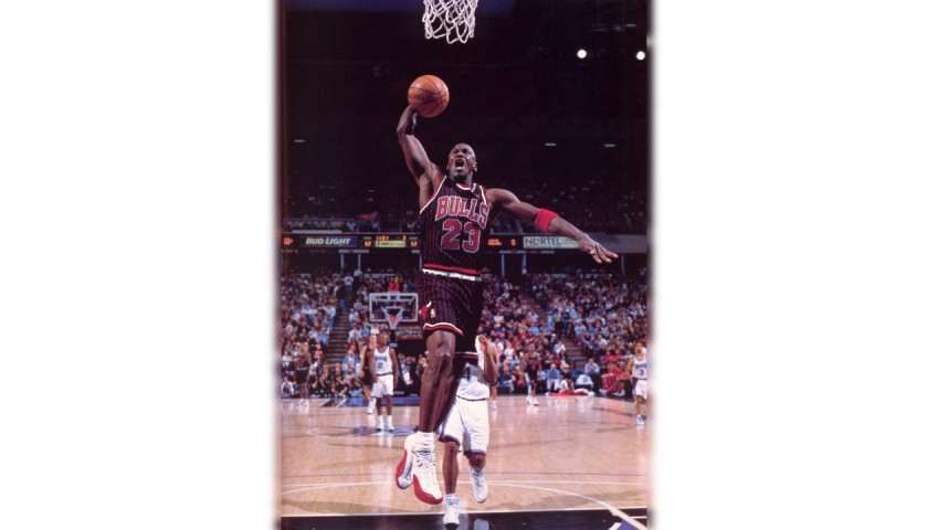 Vintage Chicago Bulls Jersey - Signed by Michael Jordan - CharityStars