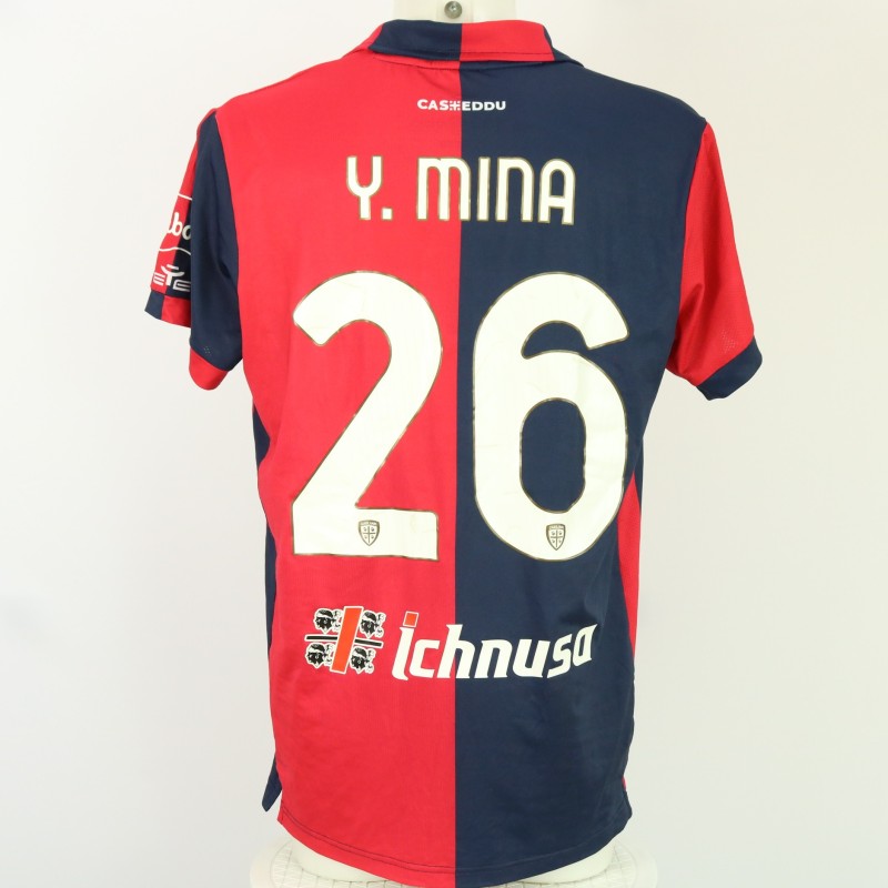 Mina's Unwashed Shirt, Cagliari vs Fiorentina 2024
