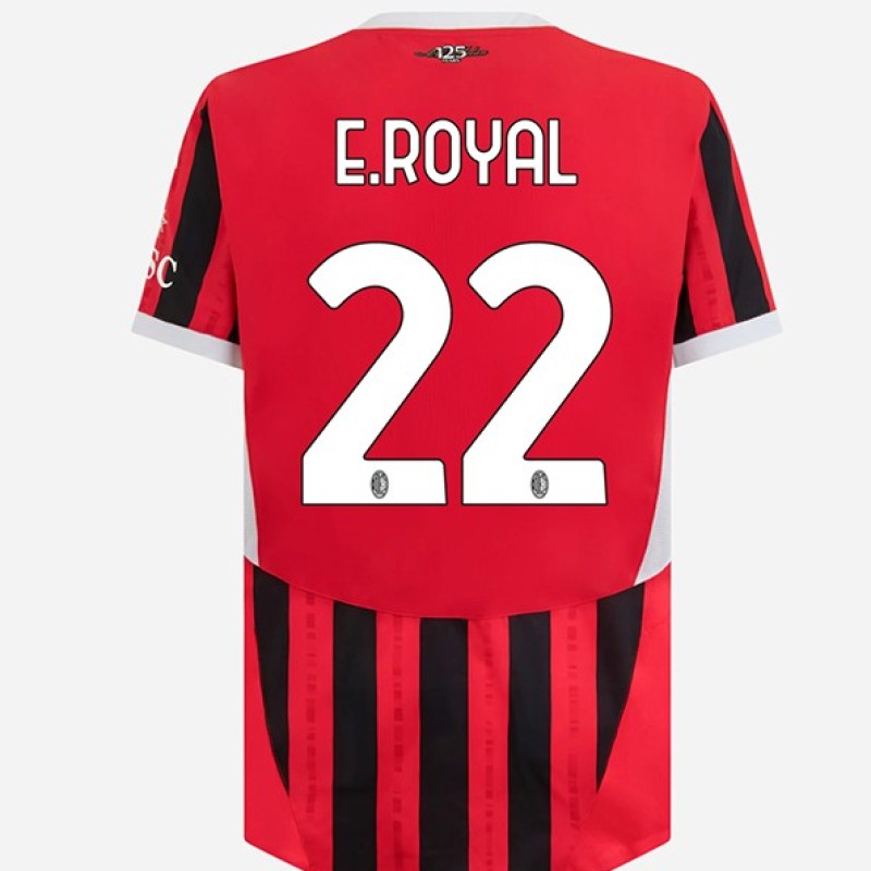 Emerson Royal's Milan 2024/25 Signed with Personalized Dedication Shirt