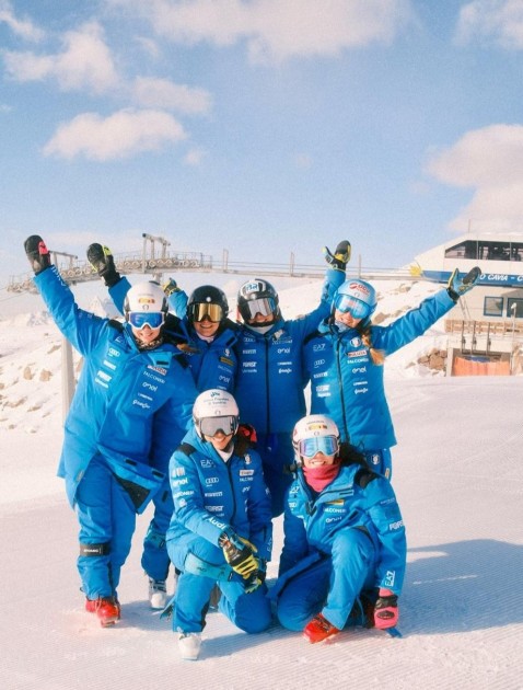 Federica Brignone's Ski Suit + Signed Hat