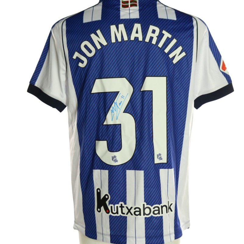 Jon Martin's Signed Unwashed Shirt, Real Sociedad vs Real Betis 2026