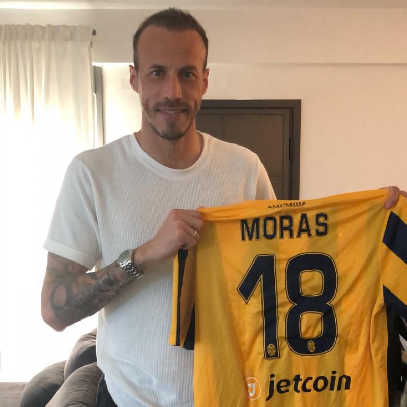 Moras' Hellas Verona Worn and Signed Shirt, 2015/16 