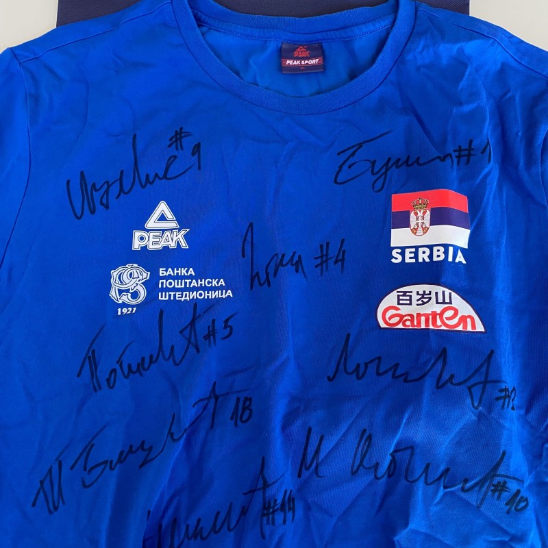 Serbia Official T-shirt - signed by the Volleyball Men's National team