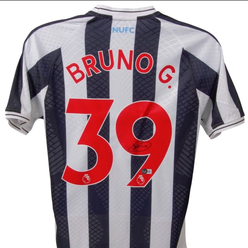 Bruno Guimaraes' Newcastle Signed Home Shirt