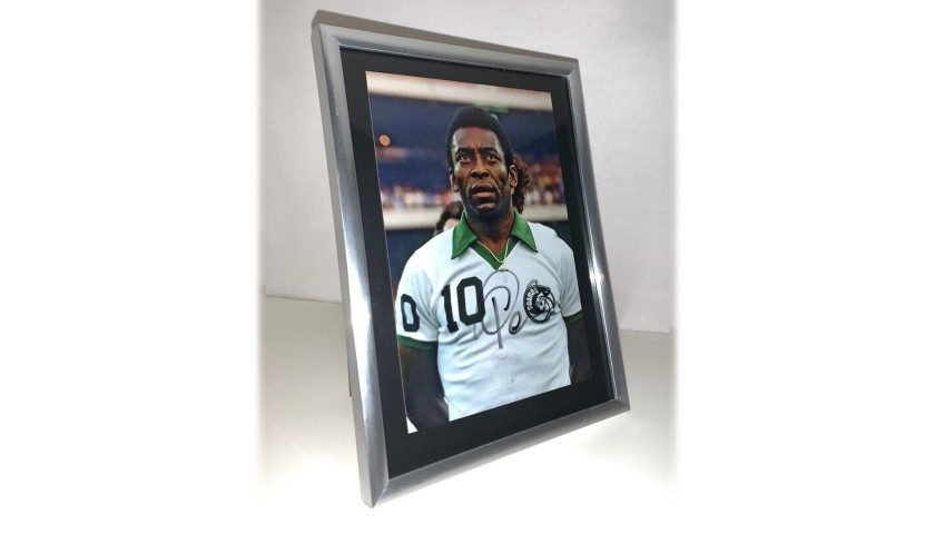 Fotografia autografata da Pele