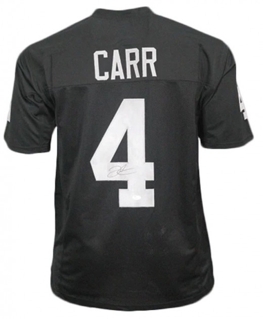 Derek Carr Signed Football Jersey - CharityStars