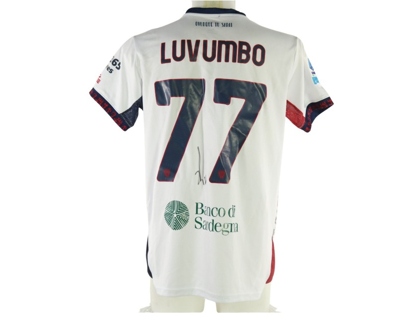 Luvumbo's Signed Issued Shirt, Atalanta vs Cagliari 2025