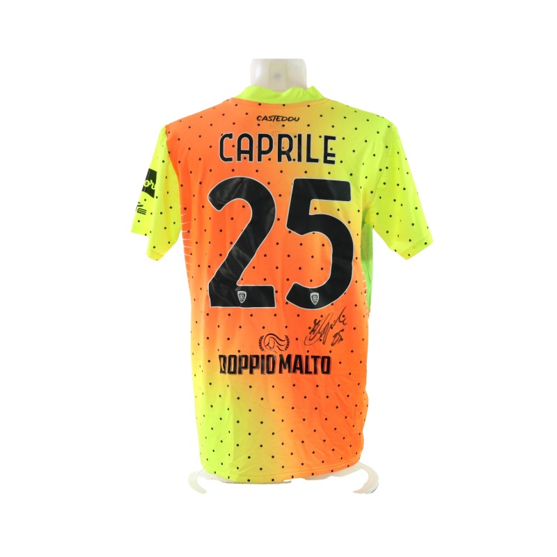 Caprile's Signed Unwashed Shirt, Milan vs Cagliari 2025