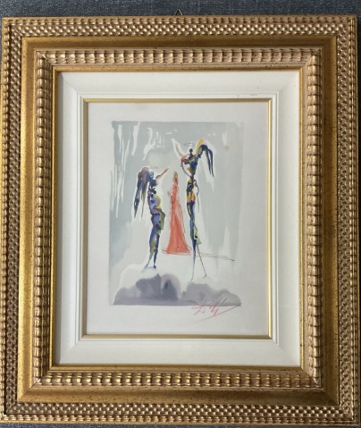 "The Angelus of the Empirean" by Salvador Dalì - Signed
