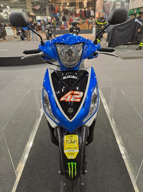 Suzuki Address 110 of Alex Rins