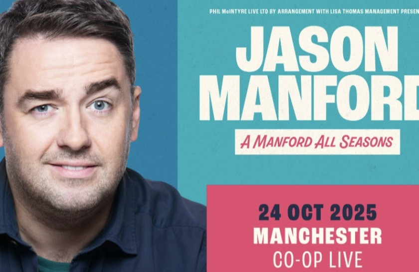 Jason Manford Tickets and Hospitality for Two in Manchester