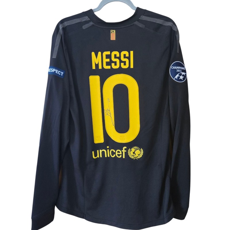 Maglia Gara Messi Chelsea vs Barcellona, UCL 2012 - Autografata