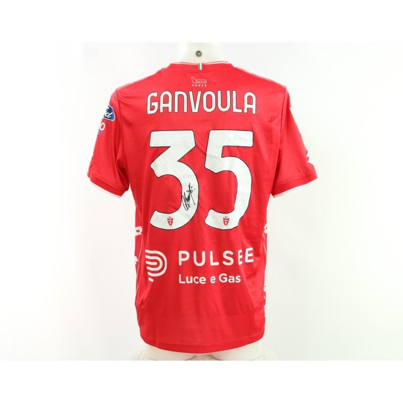 Ganvoula's Signed Unwashed Shirt, Monza vs Lecce 2025