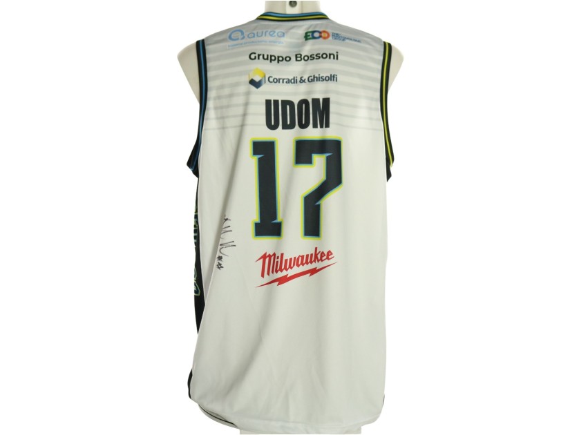Completo Udom Unwashed Vanoli Basket Cremona vs Reyer Venezia, 2026 - Autografato