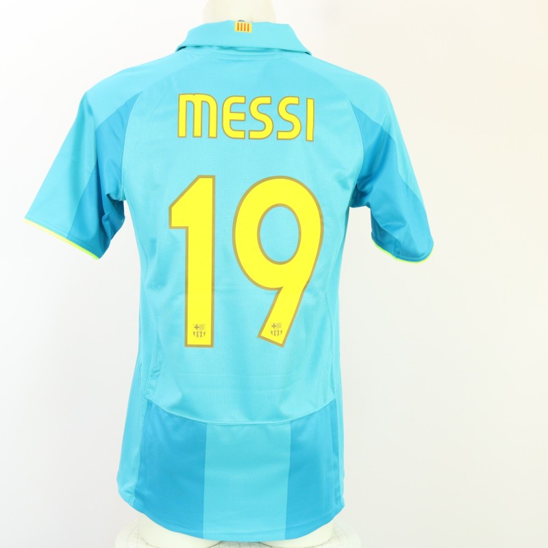 Lionel Messi's FC Barcelona 2007 Match-Issued Shirt, vs Stuttgart 