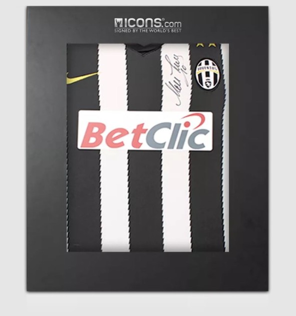 Alessandro Del Piero's Juventus 2010/11 Signed Shirt In Deluxe Packaging