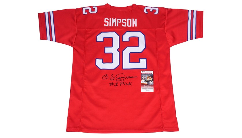 O.J. Simpson Signed Buffalo Bills Jersey - CharityStars